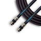 thumbnail image 1 of Cable coaxial digital SatelliteSale RG-6/U de 75 ohmios con conector tipo F, universal, para interiores y exteriores, cable negro de 3 metros, 1 of 1