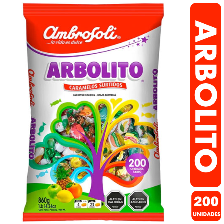 Ambrosoli - Caramelo Arbolito (Bolsa Con 200 Unidades)