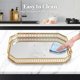 thumbnail image 2 of Bandeja WELAISA 35x25x5 cm Oro – Organizador de Perfume, Maquillaje y Joyas, 2 of 7