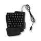 thumbnail image 2 of Mini Teclado Gamer Usb 1 Mano 35 Teclas Negro, 2 of 3