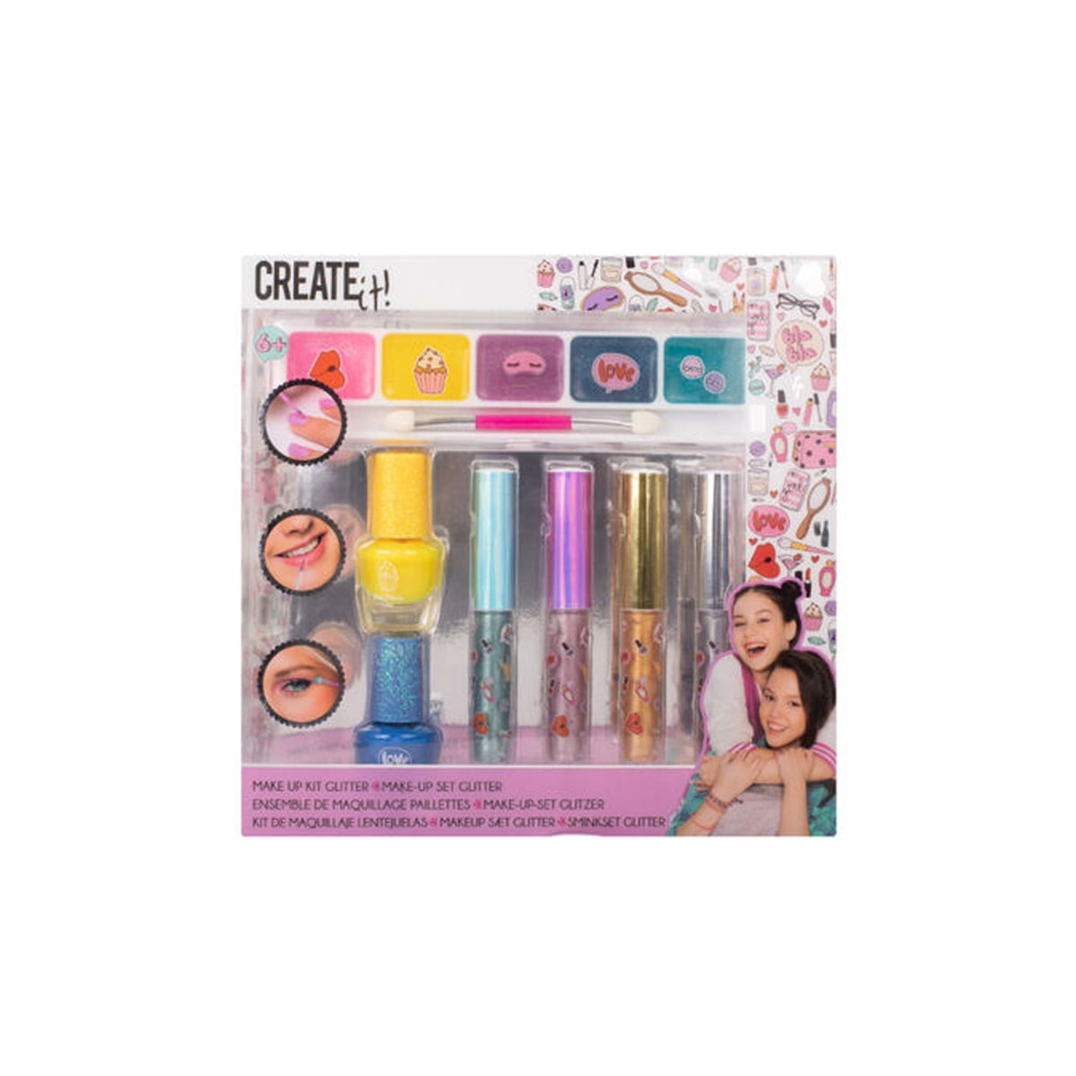Set De Maquillaje Metálico Create It!
