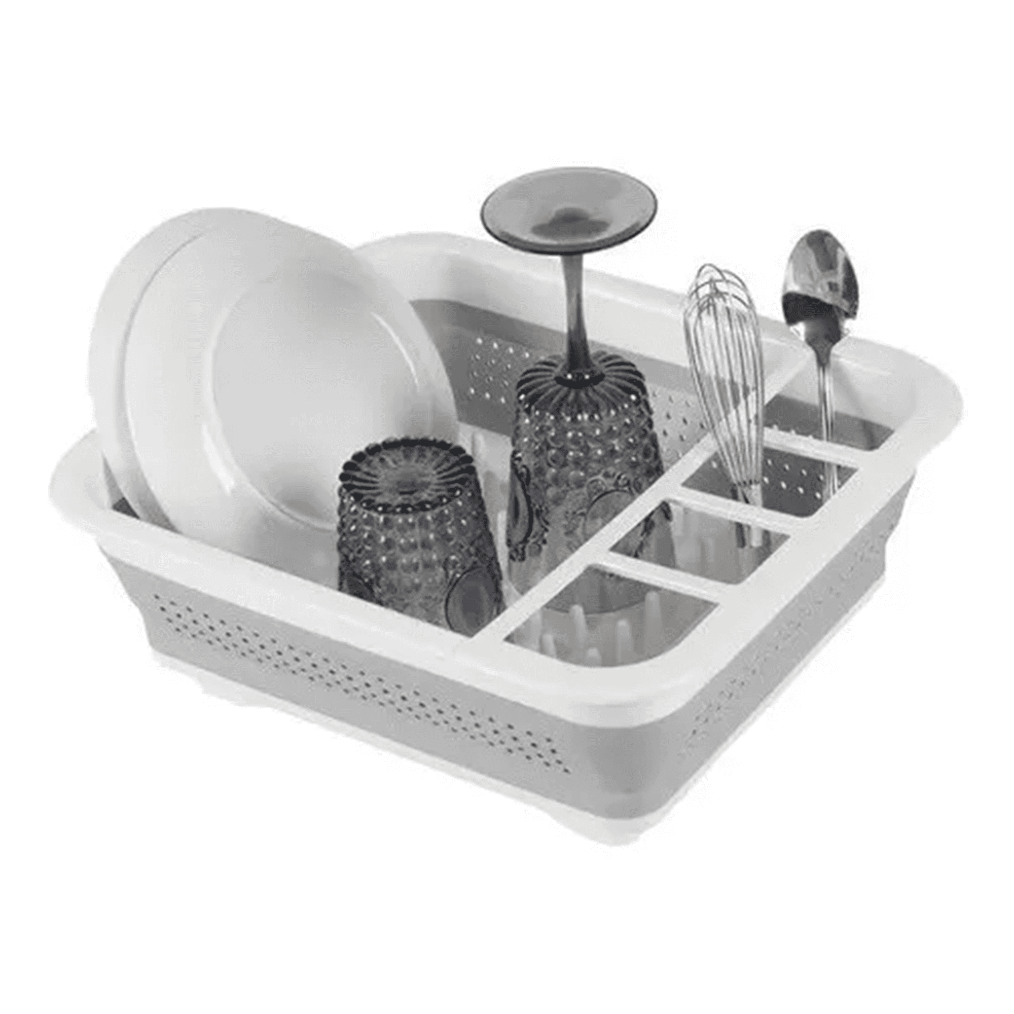 Genérico - Escurridor Platos Organizador Plegable Cocina