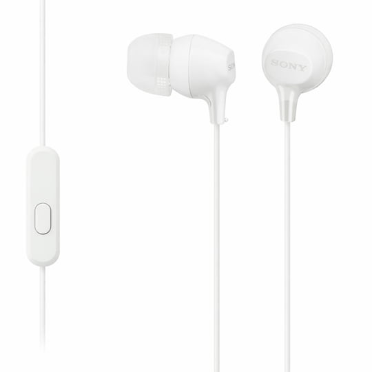Audífonos In Ear Ex15ap/wh Con Cable Blanco 1 Un Sony