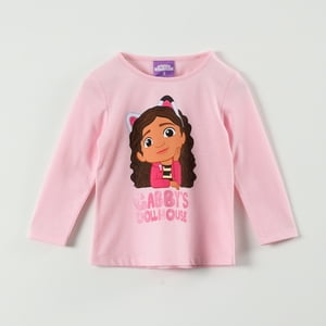 Polera Manga Larga Niña Gabby´S Rosado Gabby Doll House
