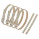 thumbnail image 1 of Uxcell 2 Pares de Correa de Reemplazo para Tobillo para Tacones Bandas de Zapatos de Cuero, Oro Claro Escarchado, 1 of 7