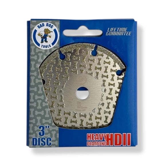 Disco de Diamante Bad Dog HDII 3" para Pulir, Lijar y Cortar