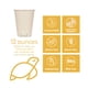 thumbnail image 2 of Tazas de café desechables Earth's Natural 320 x 360 ml Bamboo, 2 of 6