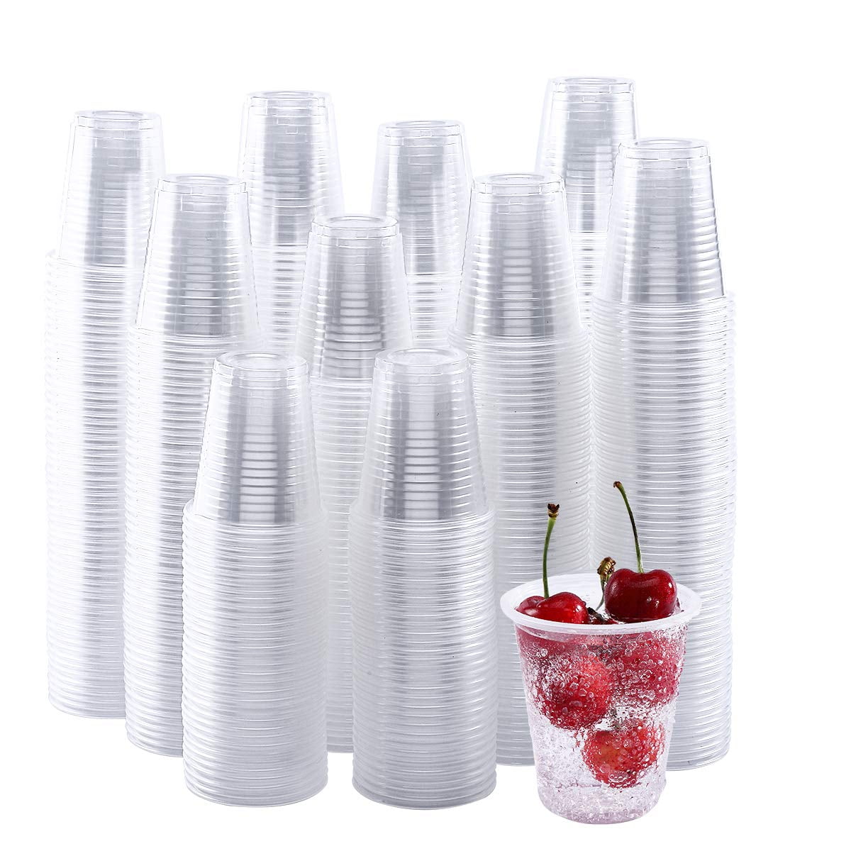 Vasos Desechables De Plástico Turbo Bee, 150 Ml, 500 Unidades, Transparentes