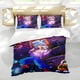 thumbnail image 5 of Friday Night Funkin Conjunto de sábanas temático, trío de piezas, cómodo y amigable con la piel, diseño único, regalo de decoración para el hogar para familiares, amigos y fans, 90 cm * 190 cm, 5 of 6