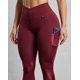thumbnail image 4 of Calza Fitness Mujer Suplex Brillosa Modeladora Calidad - A358, 4 of 4
