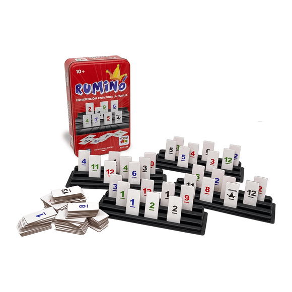 Juego de Mesa Ruminó Rummy Rummi Caja Metálica - Toyng