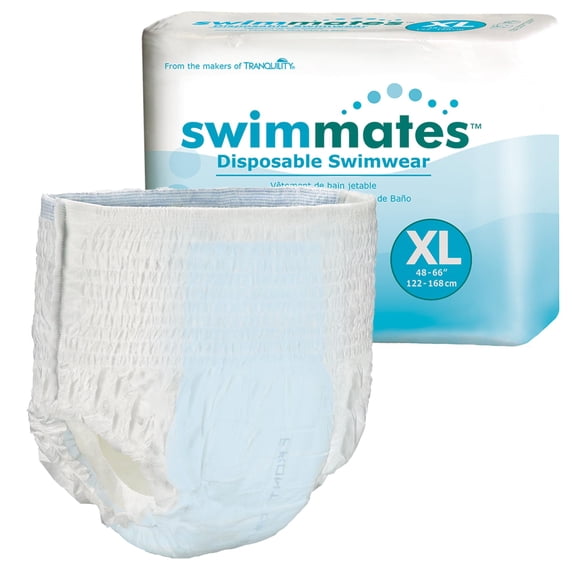 Ropa interior desechable para natación Swimmates unisex talla XL, 14 unidades