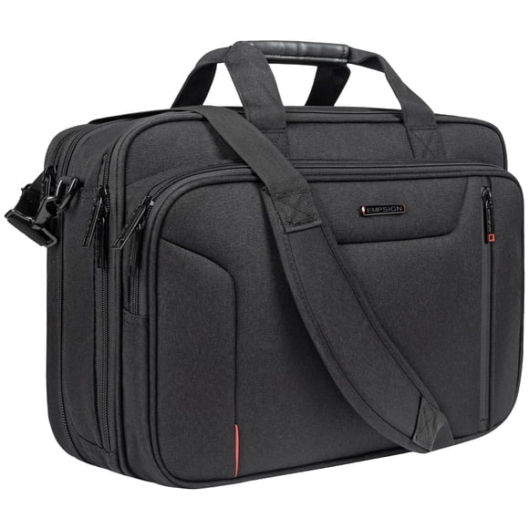 Bolsa para portátil EMPSIGN, elegante maletín de 17.3 pulgadas, repelente al agua