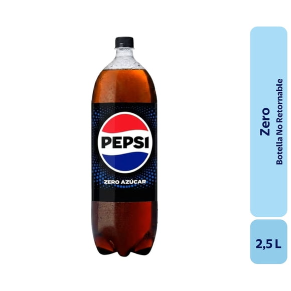 Pepsi Botella Zero, 2500 ml
