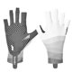 thumbnail image 4 of Deportes Al Aire Libre Ciclismo Guantes Bicicleta Bicicleta Gel Medio Dedo Guantes Gris M, 4 of 5