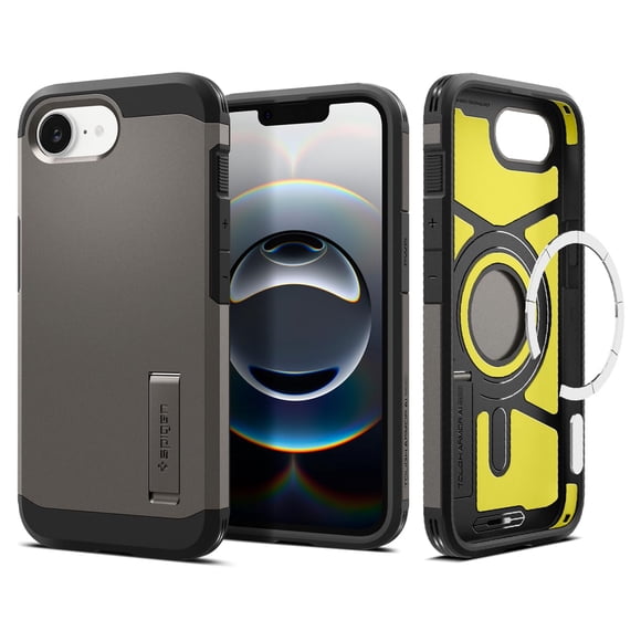 Funda de teléfono Spigen Tough Armor (Ai) MagFit para iPhone 16e