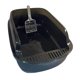 thumbnail image 5 of Caja De Arena Abierta, Contenedor Para Gatitos, Bandeja Ranurada Resistente, Bandeja De Arena Para Tamizar, Color Negro, 5 of 5