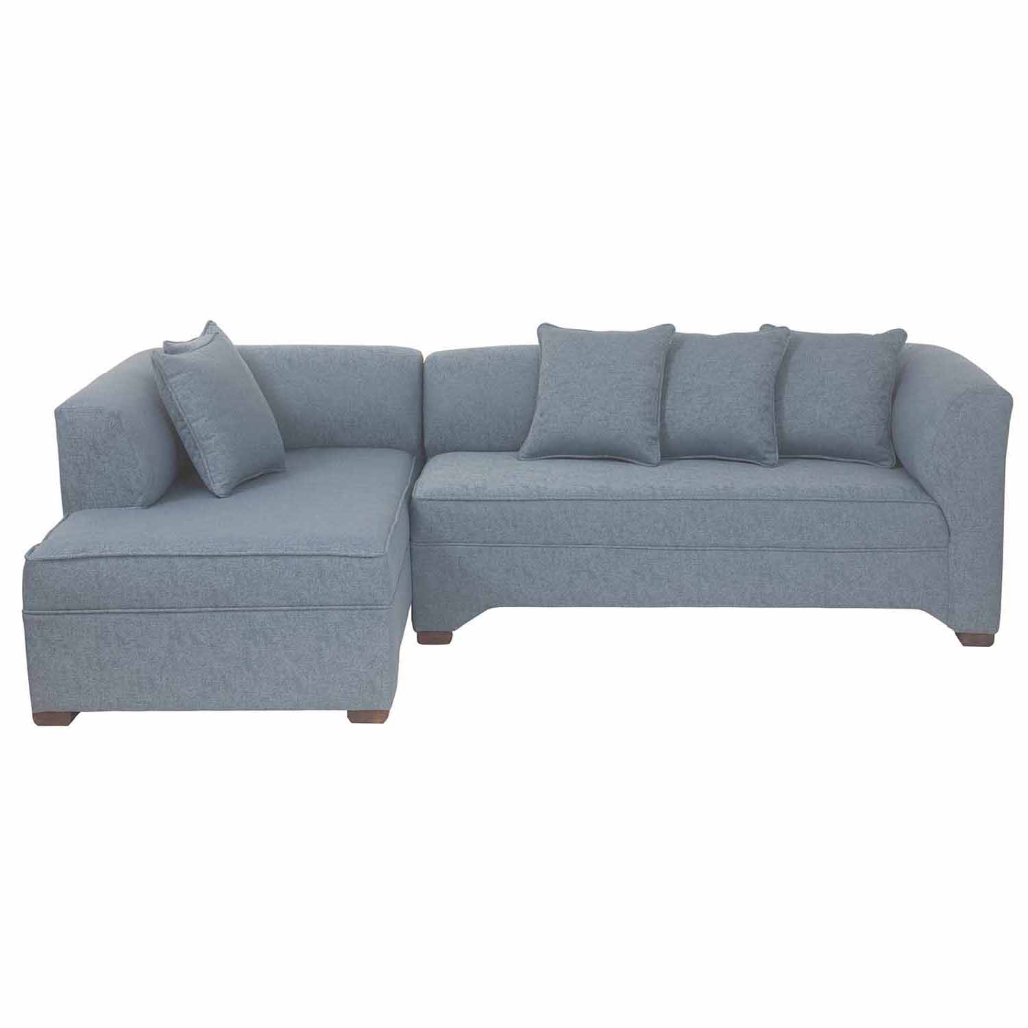 Muebles Altiro - Seccional Sinar Izquierdo - Tela Lino Sidelli Azul Claro