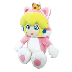 Peluche Nintendo Super Mario Neko Cat Peach 10 Cm