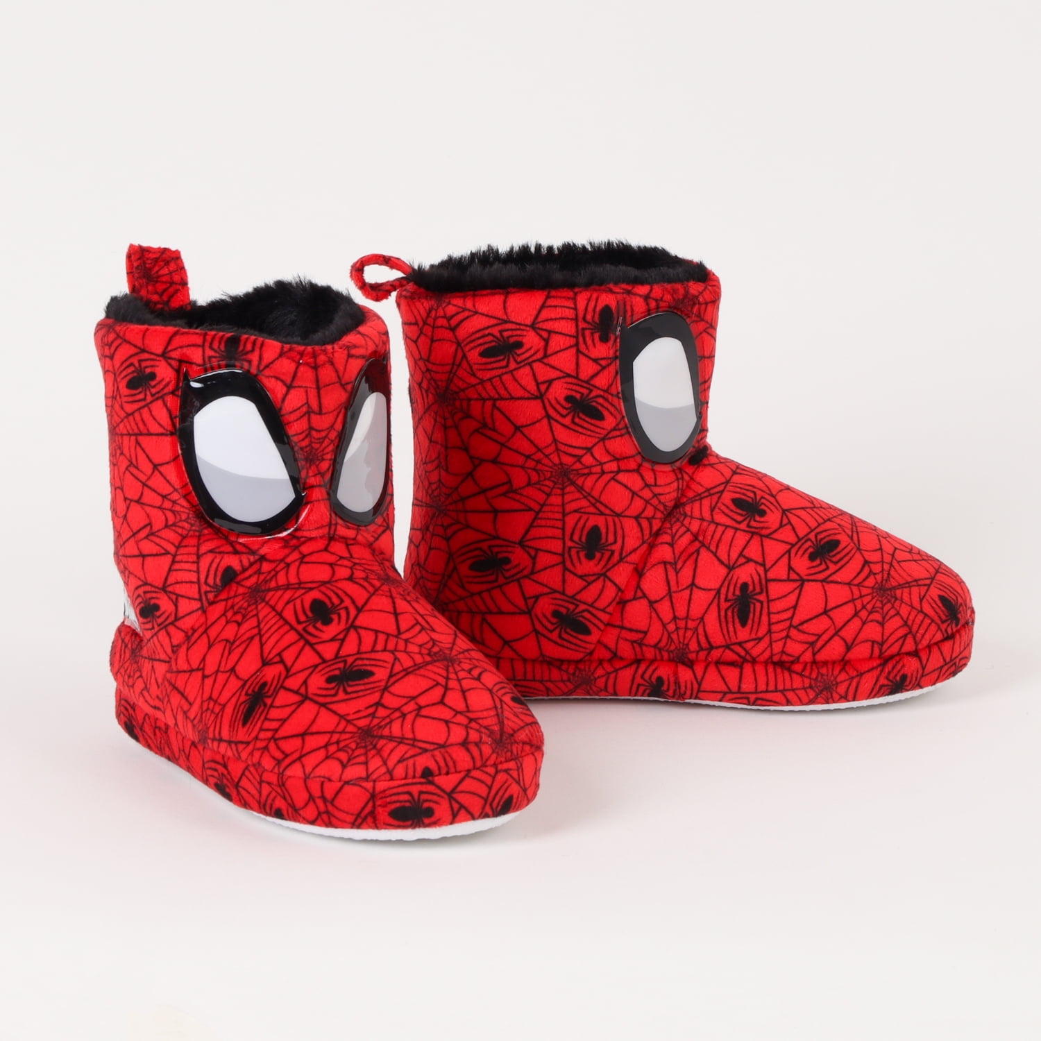 Spiderman Boys Kids Velcro Low Houseshoes, Pantofole Bambino