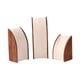 thumbnail image 3 of 3x soporte para presentación de joyería, organizador de joyas, regalo para mujeres, accesorios de fotografía de madera de escritorio para vendedores, Curvo, 3 of 5