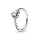 thumbnail image 3 of Anillo Pandora Elevated Heart Circonita Cúbica Plata Esterlina Talla 6, 3 of 3