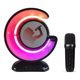thumbnail image 1 of Parlante Karaoke Belug Niños Con Microfono Portatil Recargable Bt Negro, 1 of 5