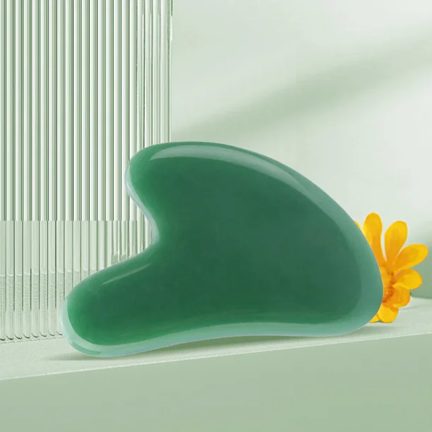 Natural Jade Gua Sha Scraper Board Massage Rose Quartz Jade Guasha Stone For Face Neck Skin Lifting Wrinkle Remover Beauty Care