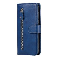 Gangxun - Funda Con Cremallera Para Samsung Galaxy A52 5G, Carcasa Cartera De Cuero Pu Con Soporte Y Tarjetero