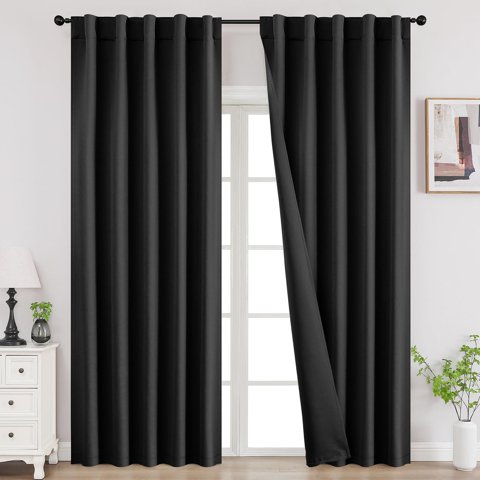 Cortinas Opacas Joydeco De 96 X 244 Cm Con Aislamiento Térmico