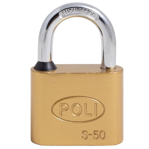 Poli - Candado S 50Mm Br Cj 3 Llaves 157150