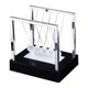 thumbnail image 2 of Newtons Cradle Glass Balance Balls Gadget Escritorio LED Light Wave Home Negro, 2 of 5