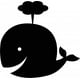 thumbnail image 1 of Decomural Cute Whale Bathroom Animals WS-50005, 1 of 2