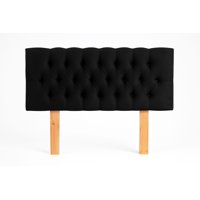 Ethan Desing - Respaldo Classic Line Buttons 2 Plazas Color Negro