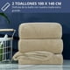 thumbnail image 2 of Set De 2 Toallas Grande De Baño Toallon 100 X 140 Cm Microfibra Beige, 2 of 9