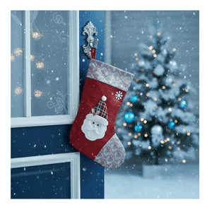 Genérico - Bota Navideña Viejito Pascuero Grande Modelo 2 Navidad Decoración