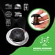 thumbnail image 5 of Protector de desagüe para lavabo de baño SinkShroom Ultra, negro mate, 5 of 7