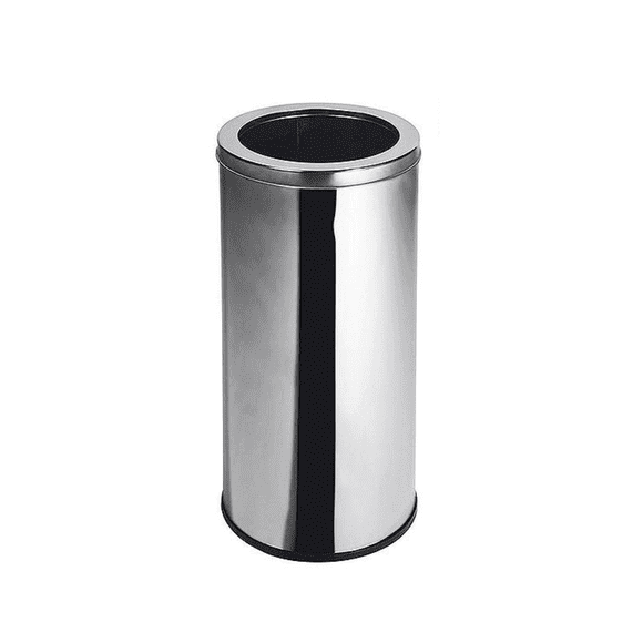 Basurero Acero Inoxidable tapa embudo 60 litros