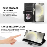 Funda Para Foxdock Elegante Funda Samsung Galaxy S25 Glitter Con Cremallera-Ideal Para El Uso Diario