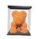 thumbnail image 3 of Oso De Flores Con Caja Adorable Decoración De Boda Navideña Para Amantes Mujeres Naranja, 3 of 3