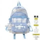 thumbnail image 1 of Anime Sanrioed Plush Toy Cinnamoroll Backpack Children Girl Boy Blue Schoolbag Kawaii Student School Bag Computer Large Gift, 1 of 3