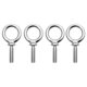thumbnail image 1 of Eye Bolt QWORK de acero inoxidable 316 3/8-16 UNC, paquete de 4, 1 of 5