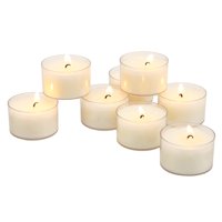 Velas De Té Stonebriar, Blancas, Sin Perfume, 96 Unidades