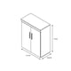 thumbnail image 3 of Estante Multiuso 2 Puertas Elie Blanco, 3 of 4