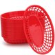 thumbnail image 1 of Cesta EUSOAR de plástico rojo 24 cm x 15 cm (24 unidades), 1 of 6