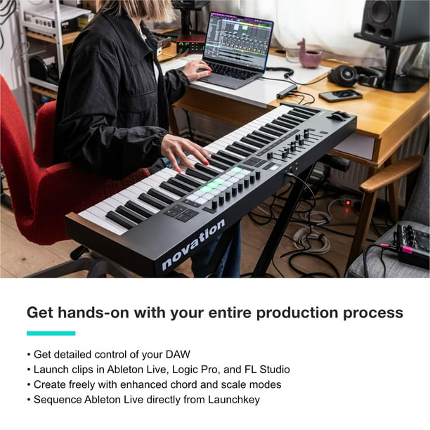 Teclado MIDI Novation Launchkey 61 MK4 con Ableton Live | Lider
