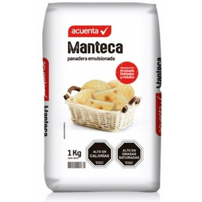 Manteca Panadera Emulsionada 1 Kg Acuenta