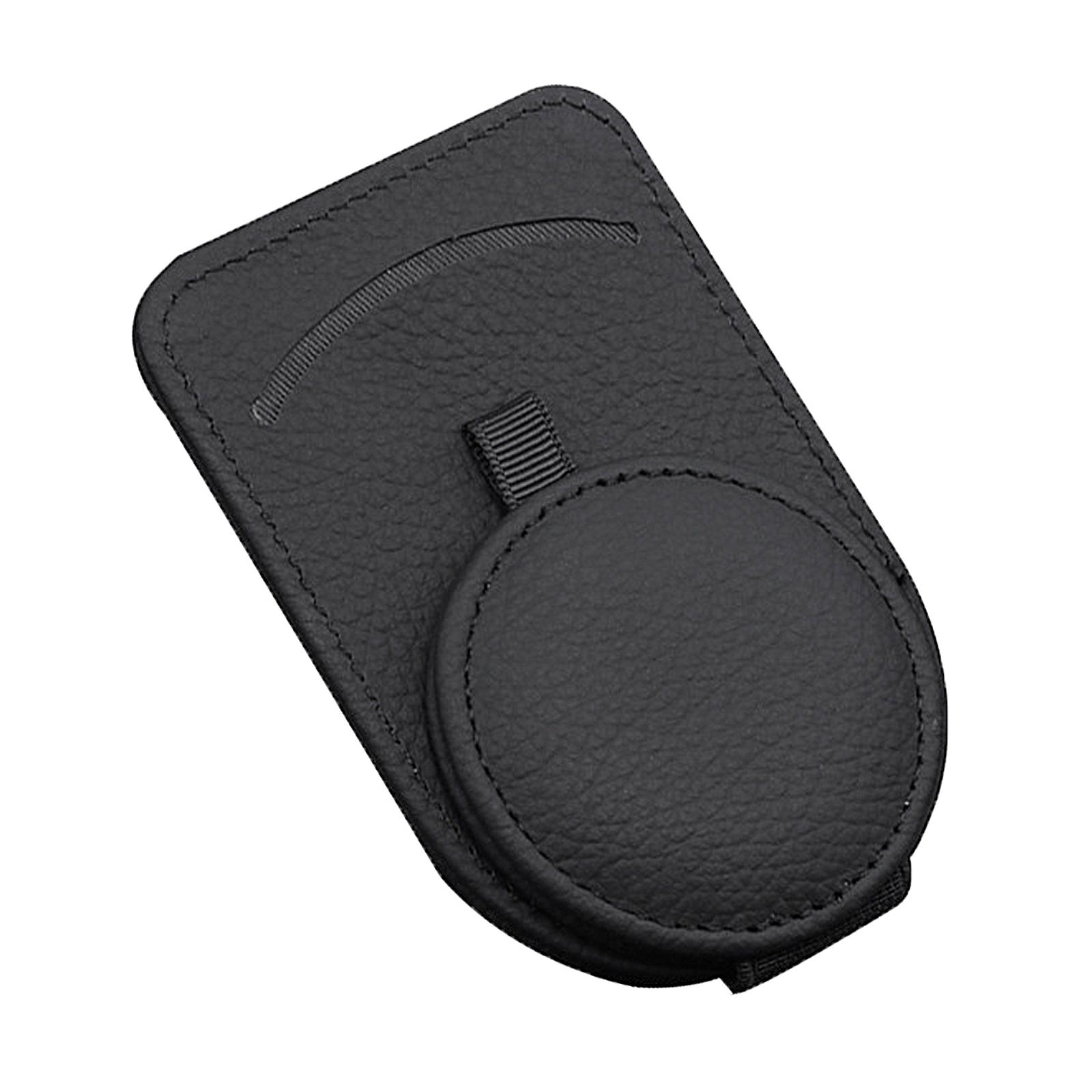 Ioensy - Soporte Para Vehículo Clip Gafas Almacenamiento De Tarjetas Para El Coche Visera Accesorios Piezas Negro