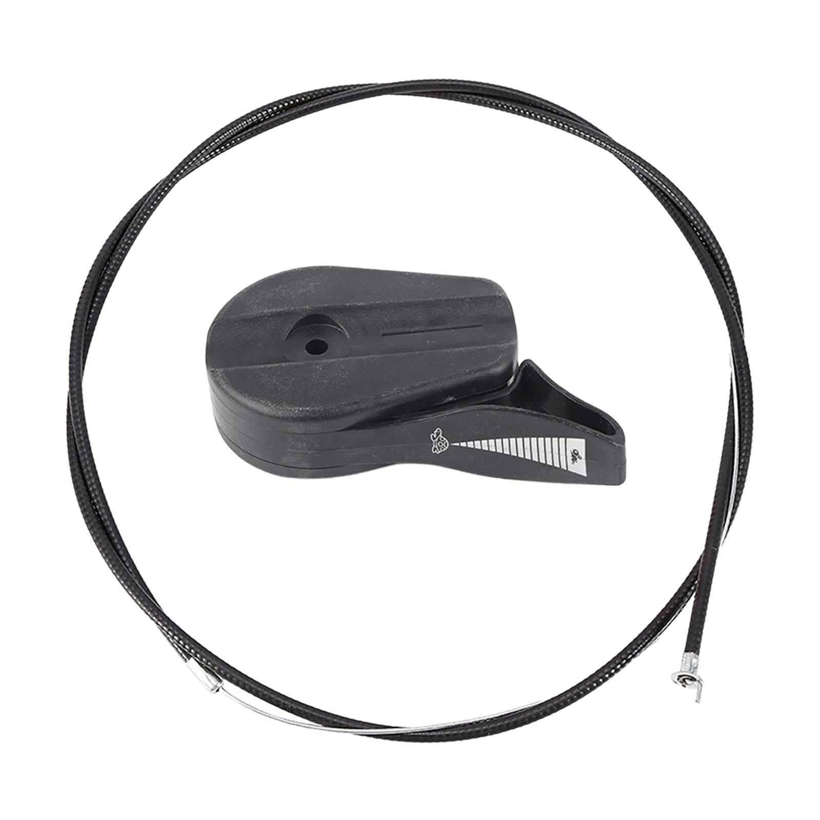 Magideal - Cable De Para Cortacésped Con Mango De Palanca De Interruptor De Control, Fácil Instalación De 65"", Piezas De Repuesto, Juego De Reparación Negro