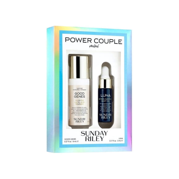 Kit de viaje Skincare Sunday Riley Mini Power Couple, 12 ml